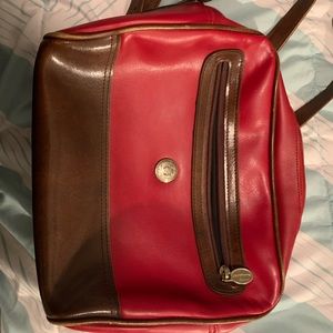 Liz Claiborne red leather purse